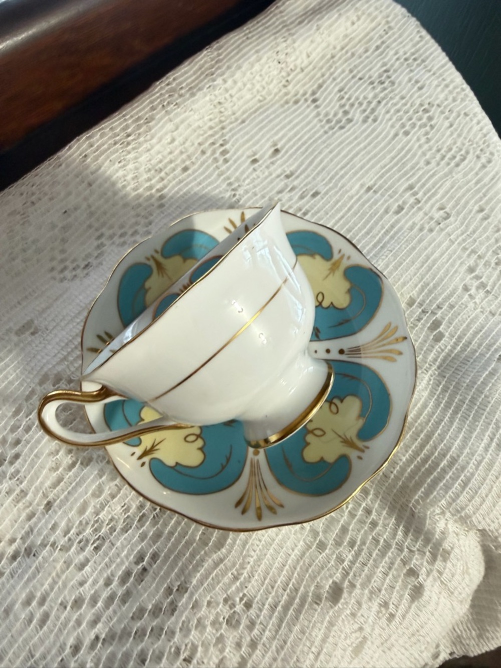 vintage Royal Albert bone china teacup and saucer set